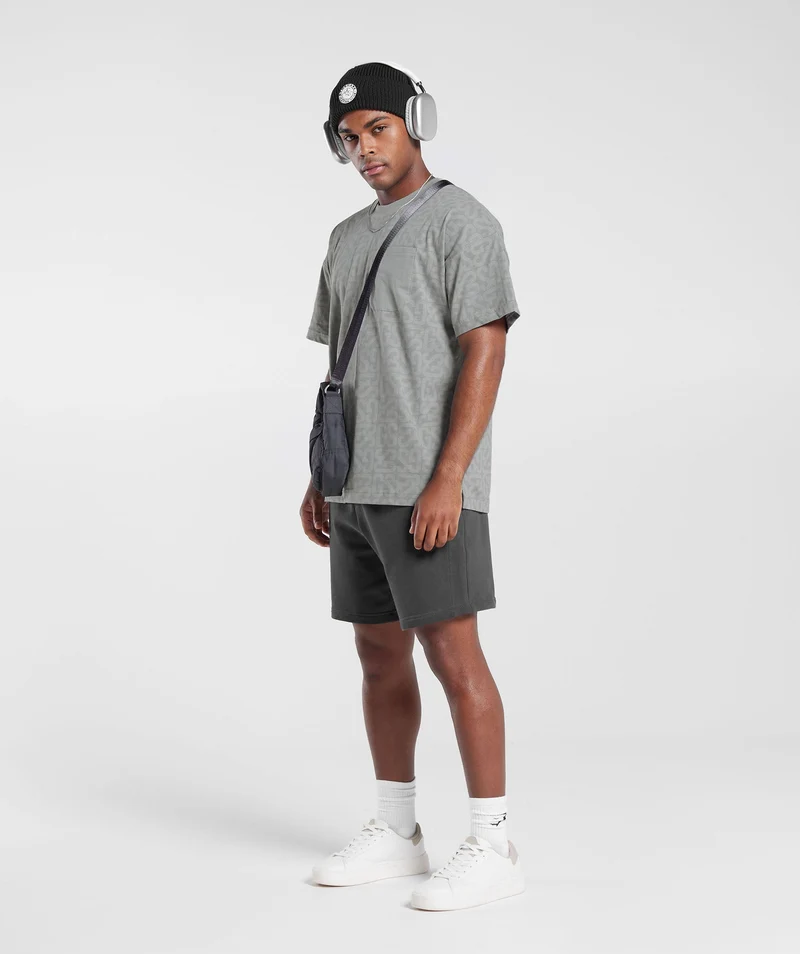 Gymshark Monogram T-shirt - Smokey Grey/Smokey Grey