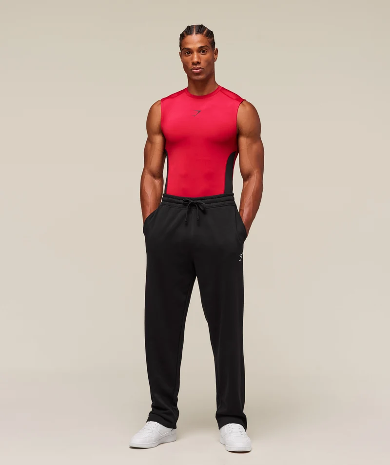 Gymshark Element Baselayer Tank - Carmine Red/Black