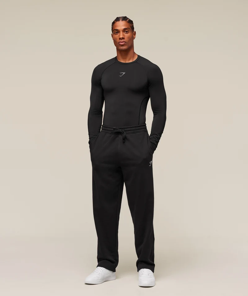 Gymshark Element Baselayer Long Sleeve T-Shirt - Black
