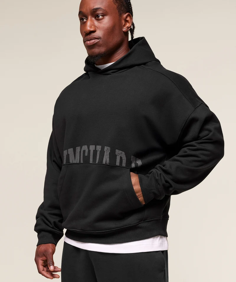 Gymshark Pocket Graphic Hoodie - Black