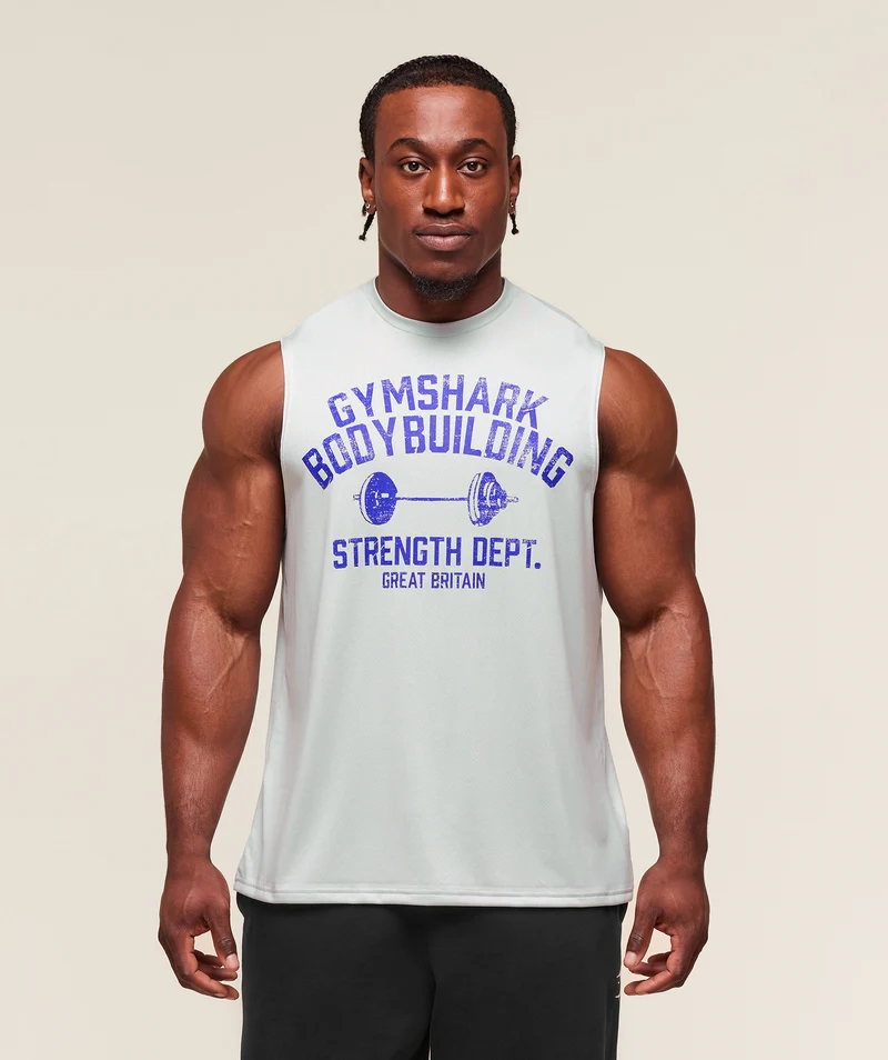 Gymshark Olympic Bar Tank - Metal Grey