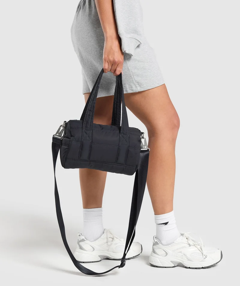 Gymshark Premium Lifestyle Mini Barrel Bag - Grey
