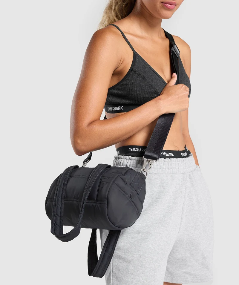 Gymshark Premium Lifestyle Mini Barrel Bag - Grey