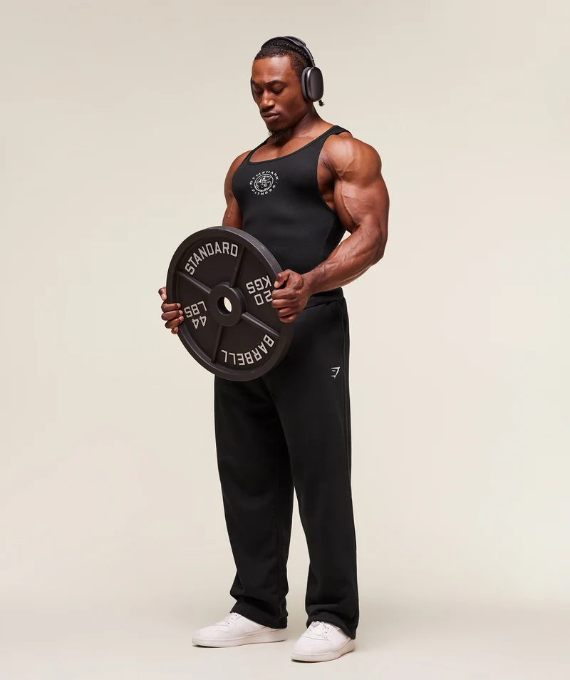 Gymshark Lifting Club Ribbed Tank - Black