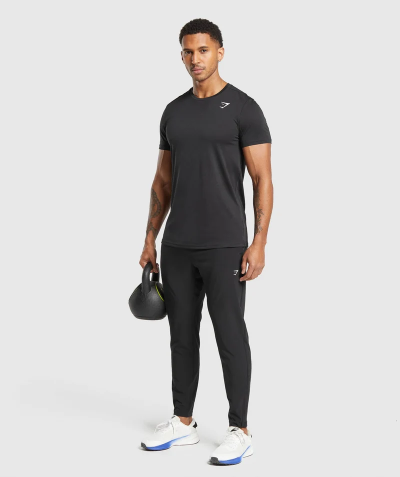Gymshark Keep Showing Up Joggers - Black