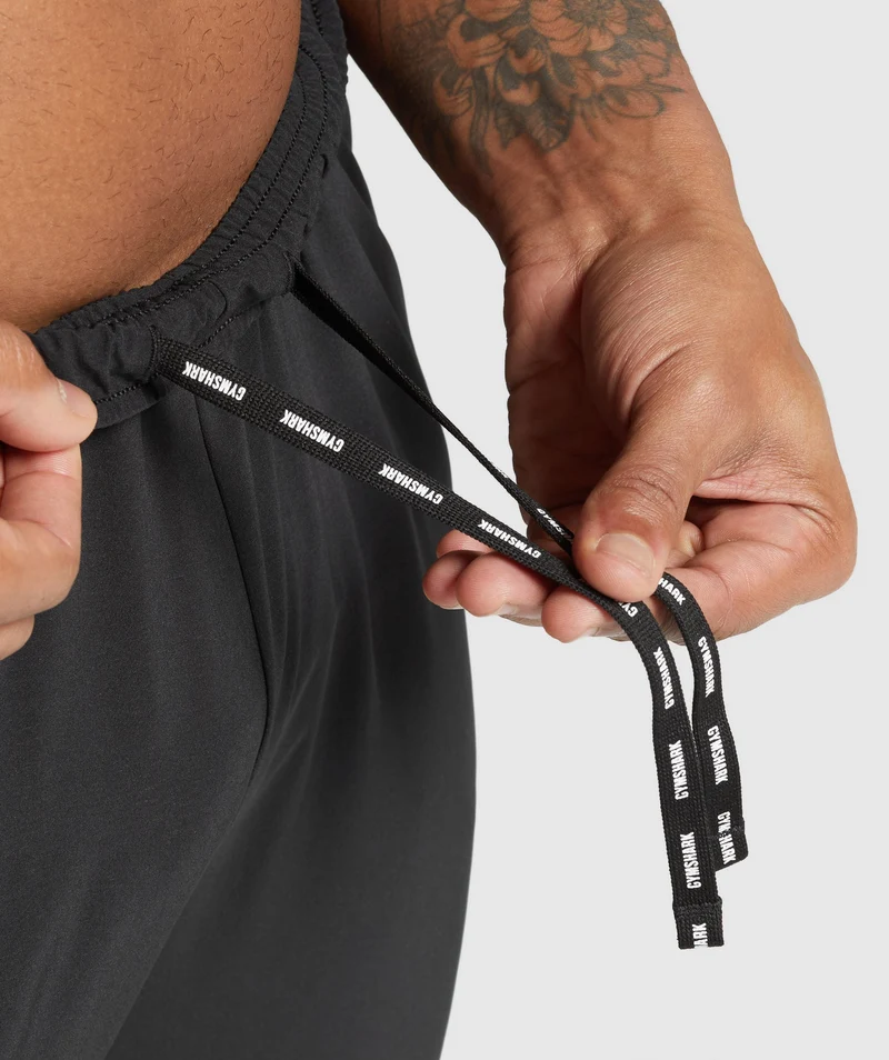 Gymshark Keep Showing Up Joggers - Black