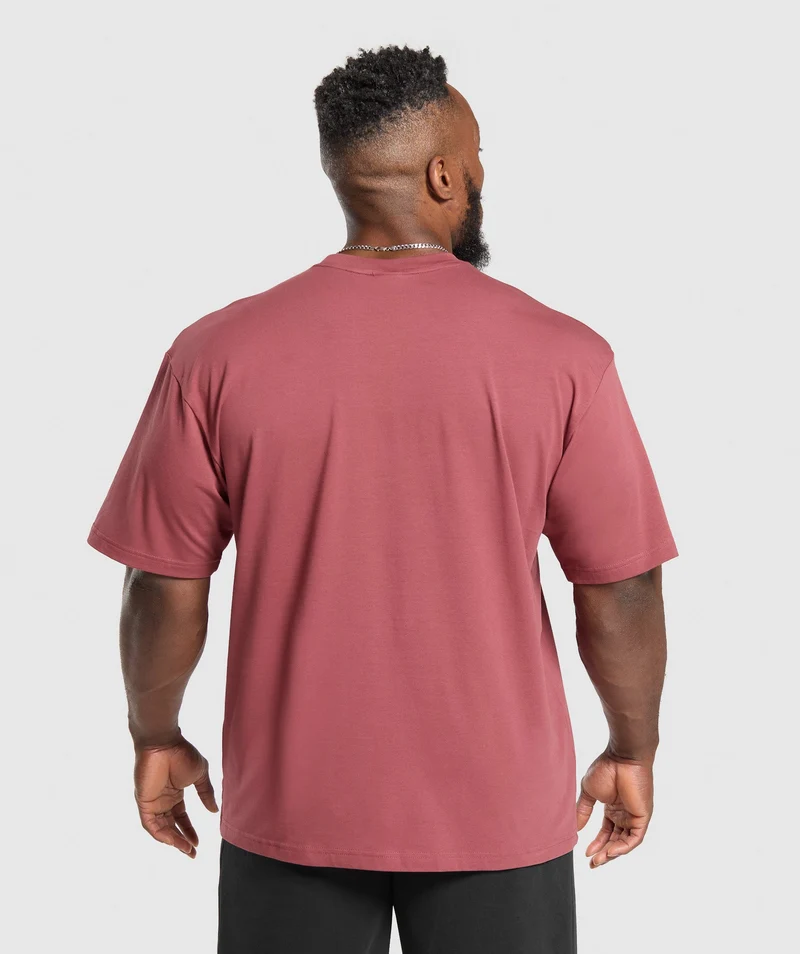 Gymshark Essential Short Sleeve T-Shirt - Washed Berry Pink
