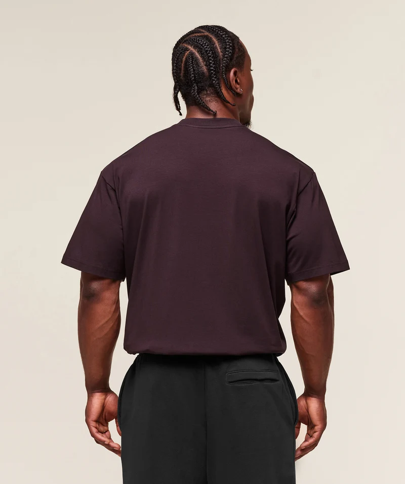 Gymshark Essential Short Sleeve T-Shirt - Plum Brown