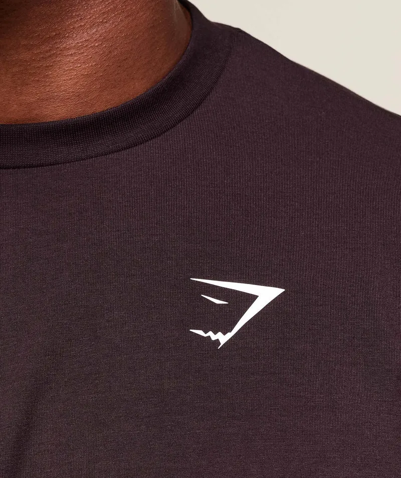 Gymshark Essential Short Sleeve T-Shirt - Plum Brown