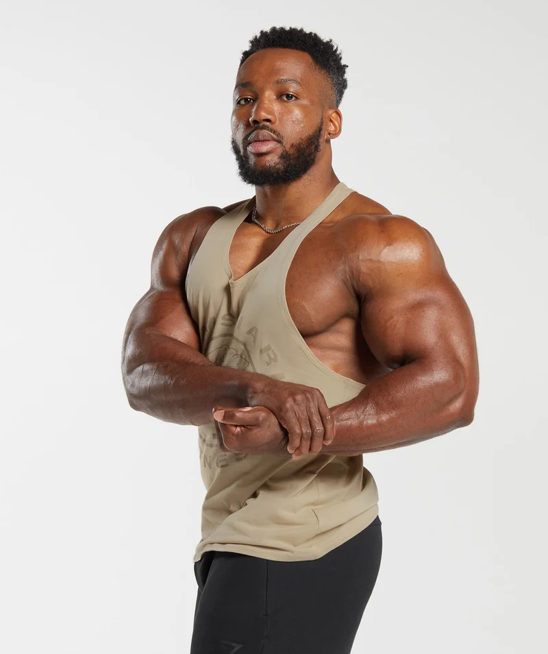 Gymshark Legacy Stringer - Brown