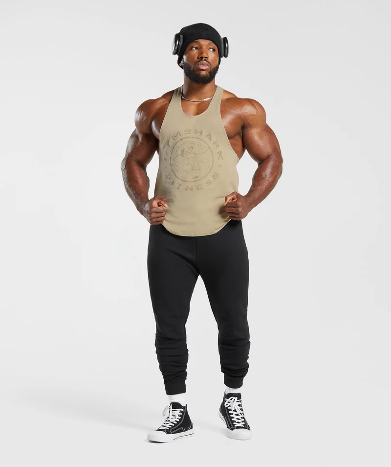 Gymshark Legacy Stringer - Brown