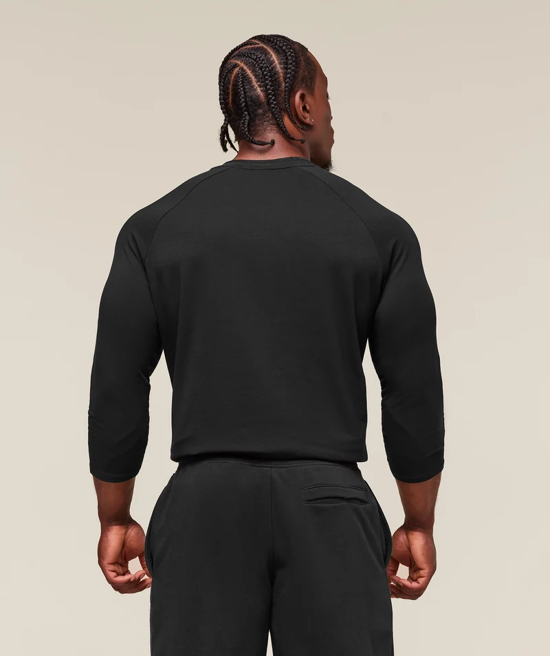 Gymshark Legacy Henley - Black