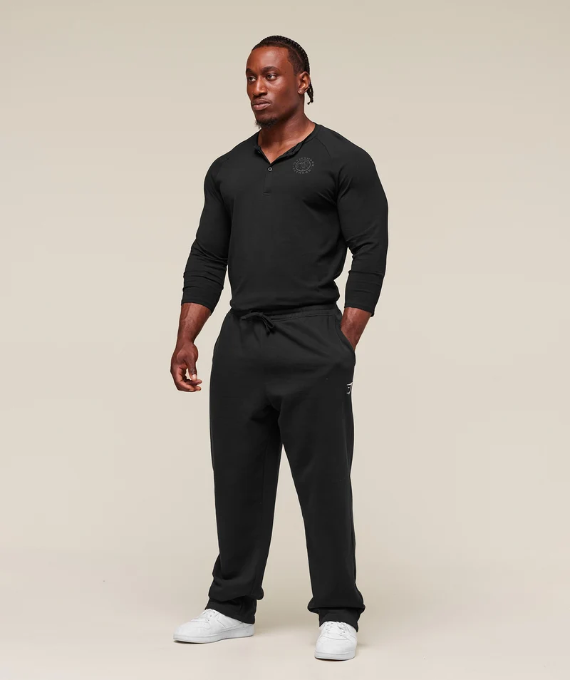 Gymshark Legacy Henley - Black