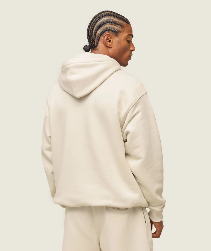Gymshark Lifestyle Relaxed Hoodie - Oat White
