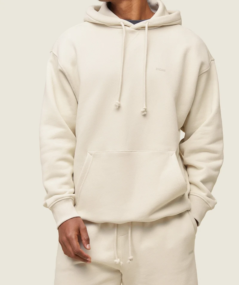 Gymshark Lifestyle Relaxed Hoodie - Oat White