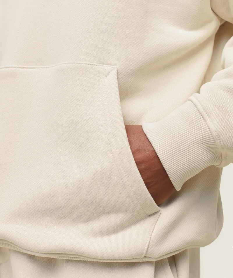 Gymshark Lifestyle Relaxed Hoodie - Oat White