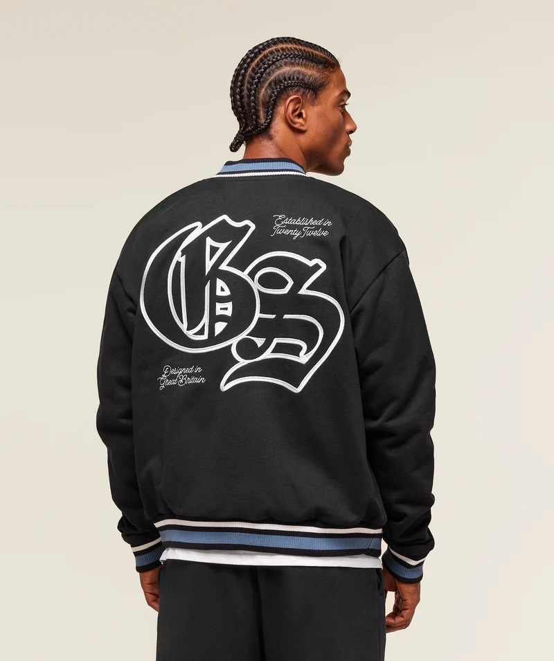 Gymshark Varsity Jacket - Black