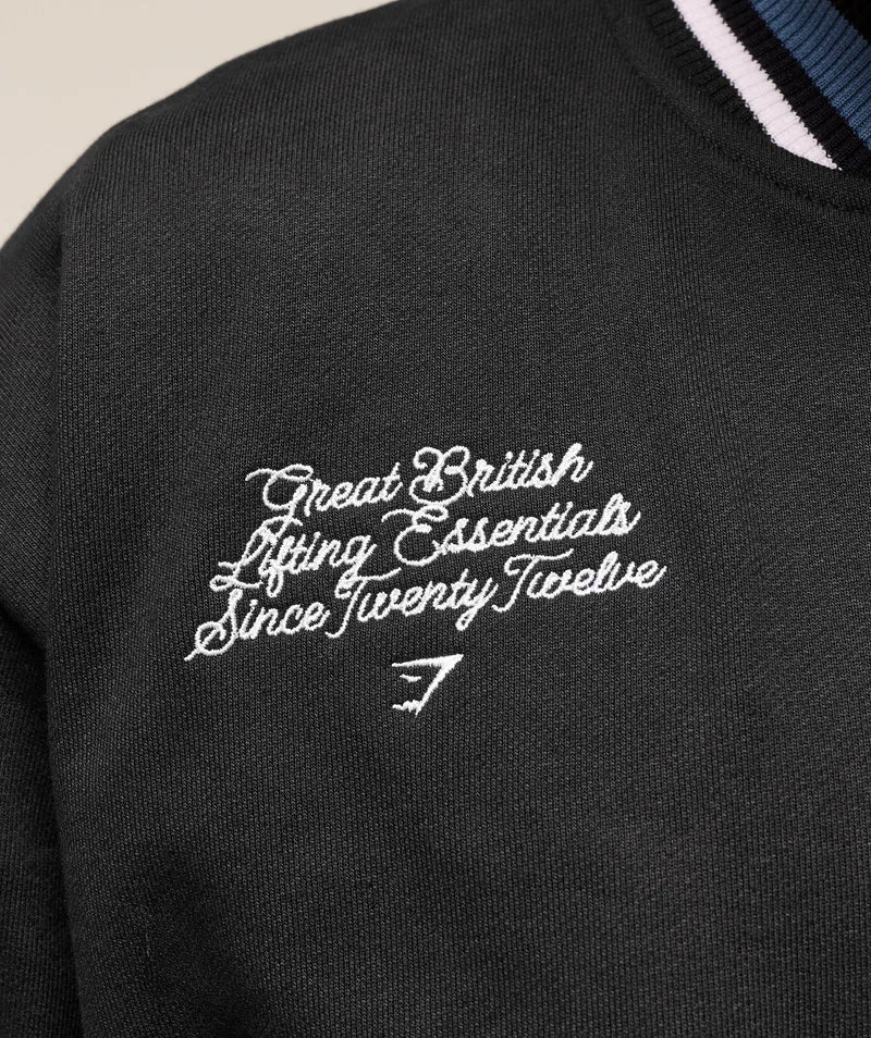 Gymshark Varsity Jacket - Black