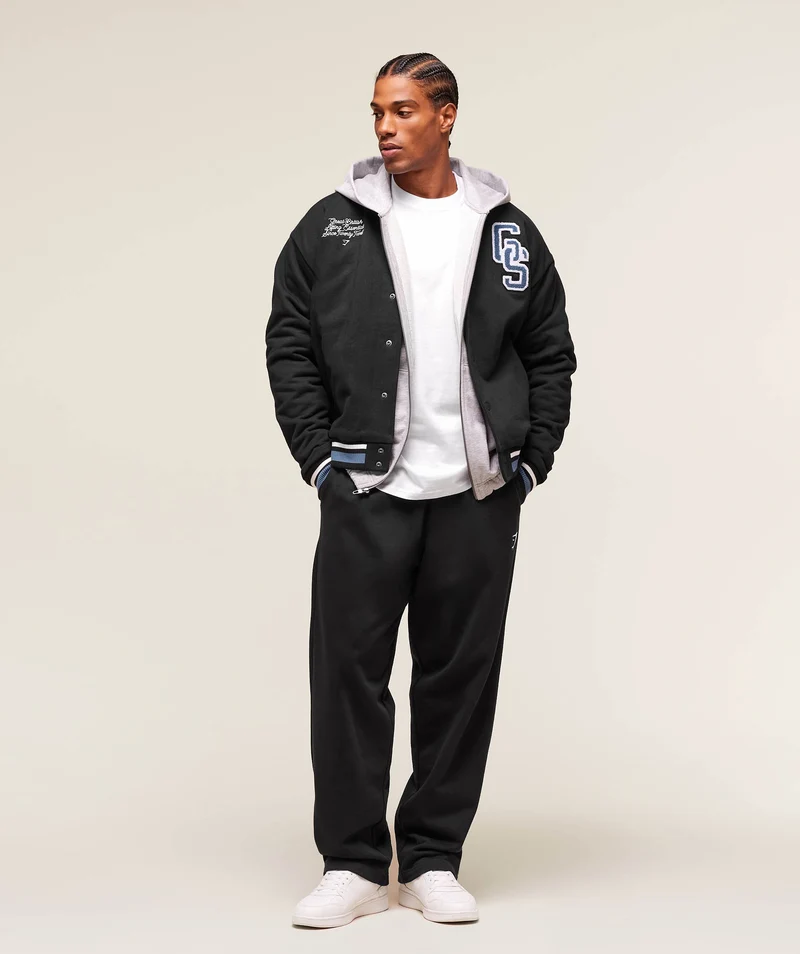 Gymshark Varsity Jacket - Black