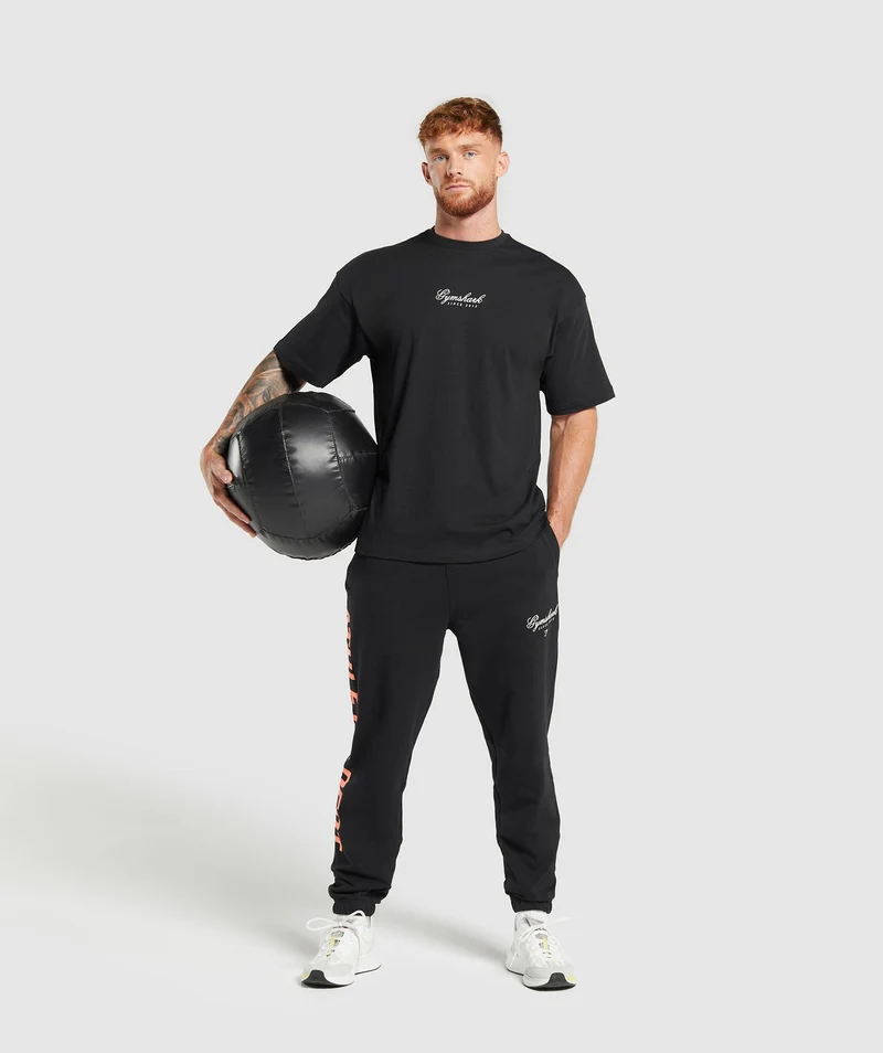 Gymshark Athletic Department T-Shirt - Black