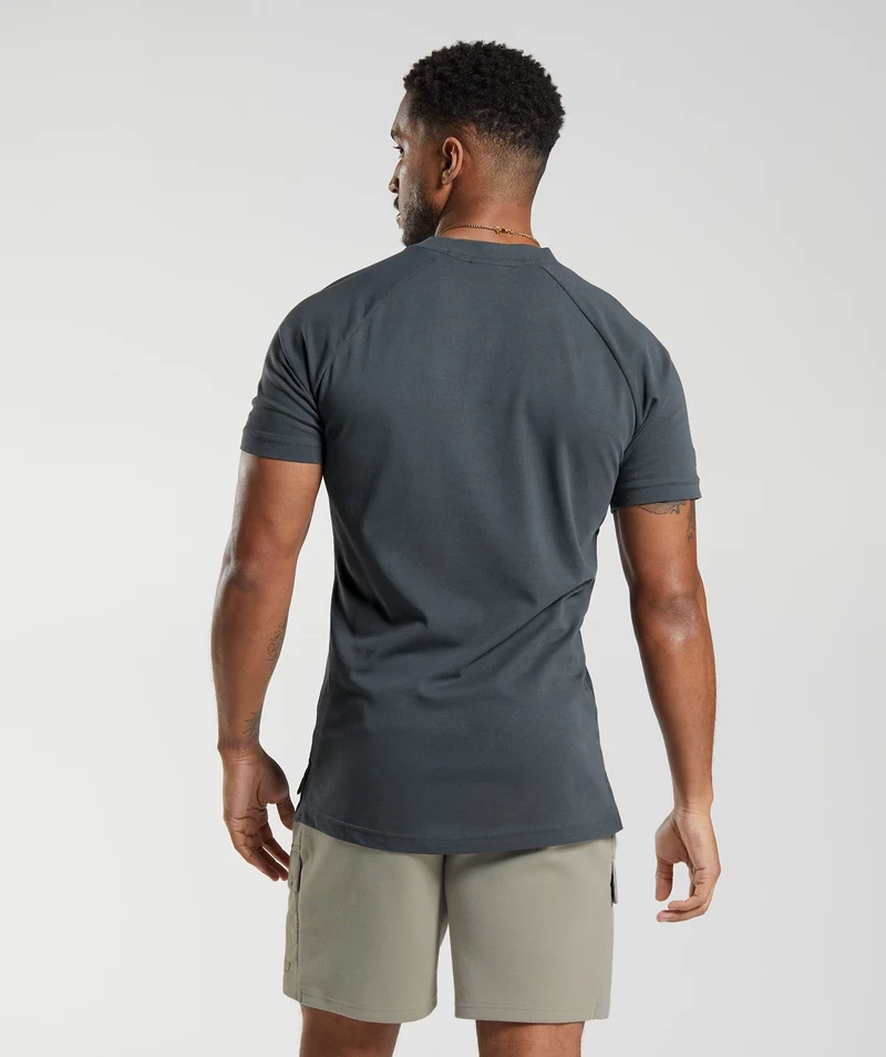 Gymshark Rest Day Commute Polo Shirt - Blue