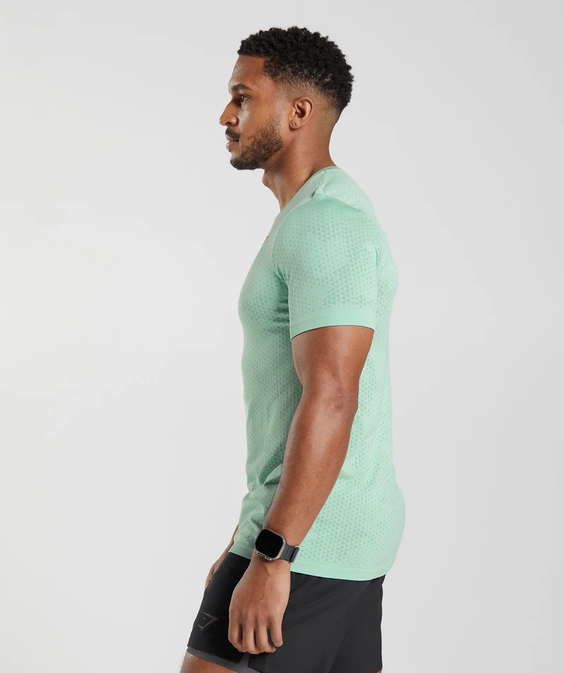 Gymshark Sport Seamless T-Shirt - Pastel Green/Willow Green
