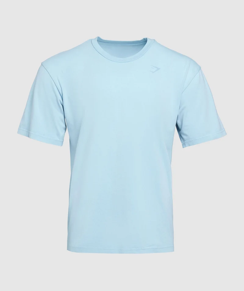 Gymshark Power Washed T-Shirt - Ozone Blue