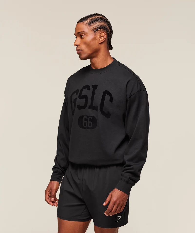 Gymshark GSLC Long Sleeve T-Shirt - Black