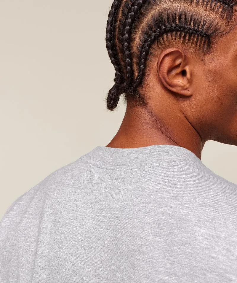 Gymshark GSLC Long Sleeve T-Shirt - Light Grey Core Marl