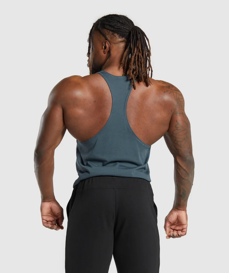 Gymshark Impact Stringer - Titanium Blue
