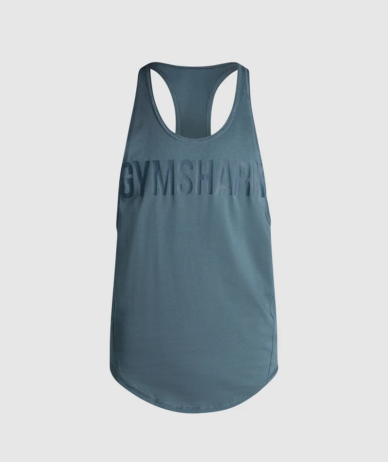Gymshark Impact Stringer - Titanium Blue