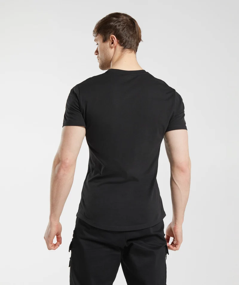 Gymshark x David Laid T-Shirt - Black