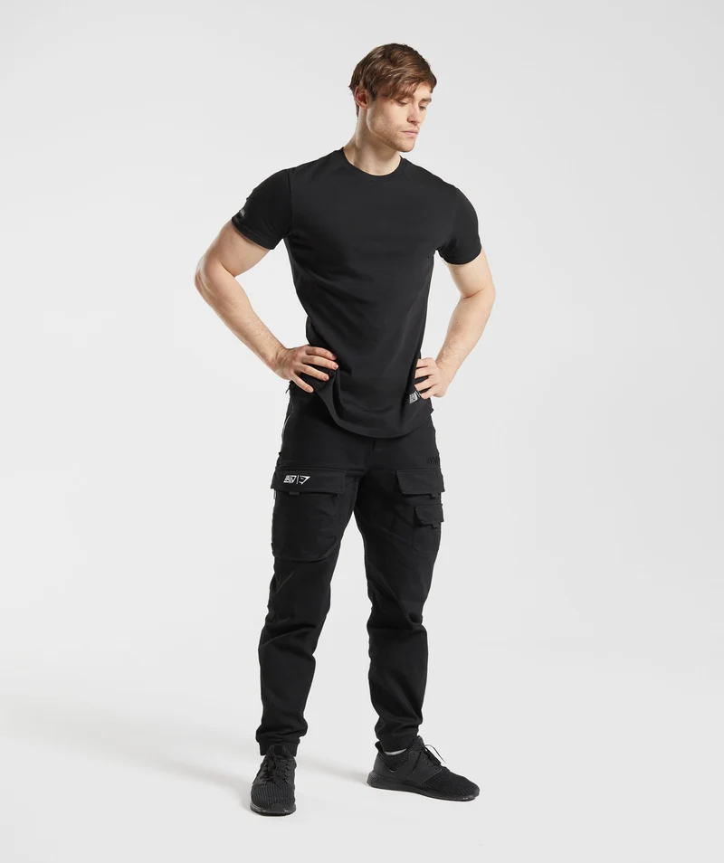Gymshark x David Laid T-Shirt - Black