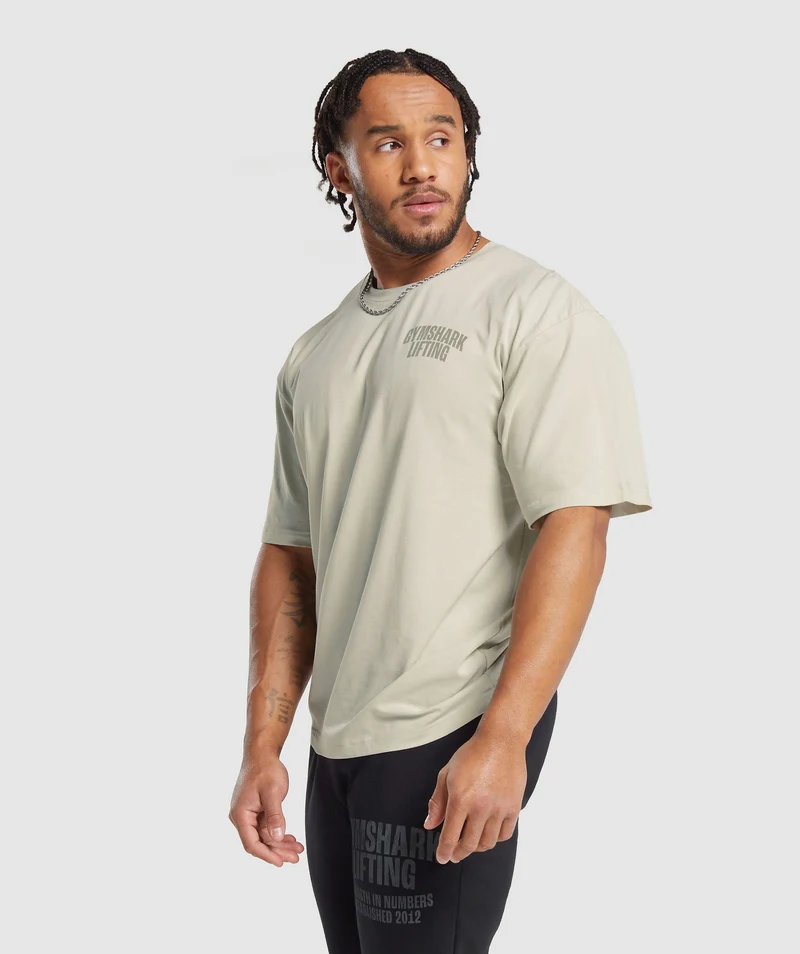 Gymshark Lifting SS T-Shirt - Pebble Grey