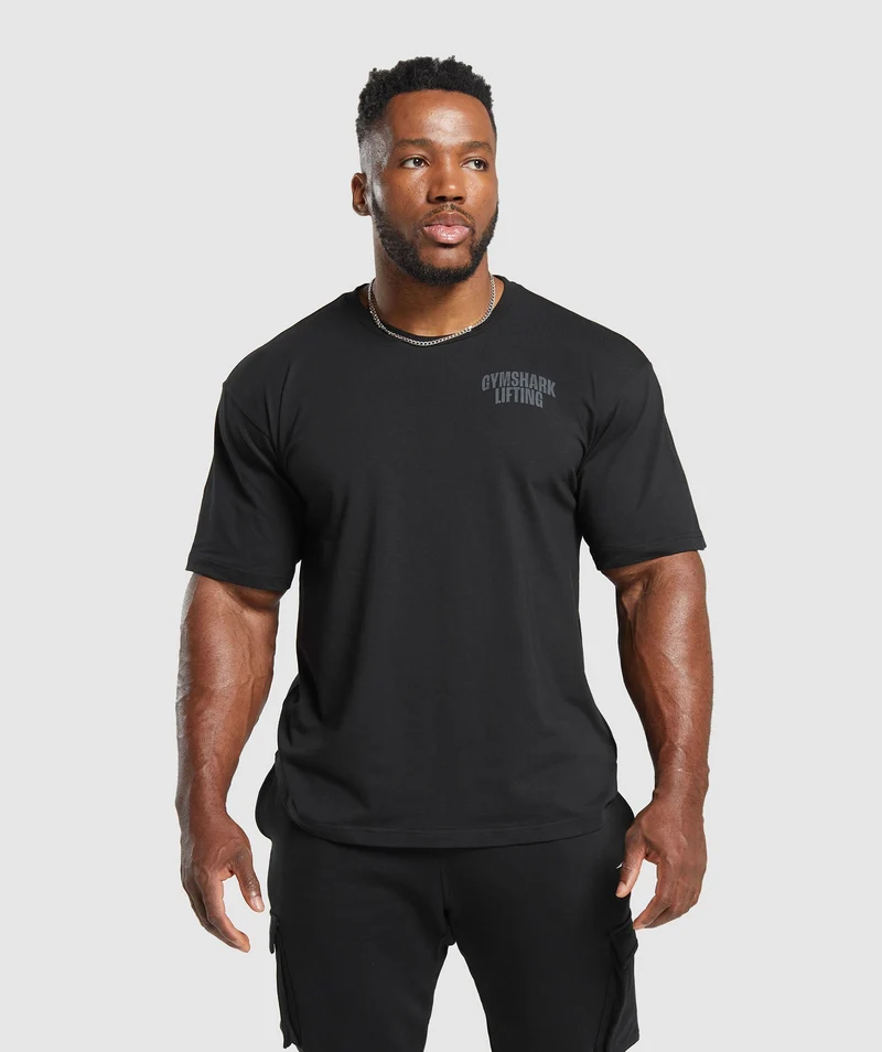 Gymshark Lifting SS T-Shirt - Black