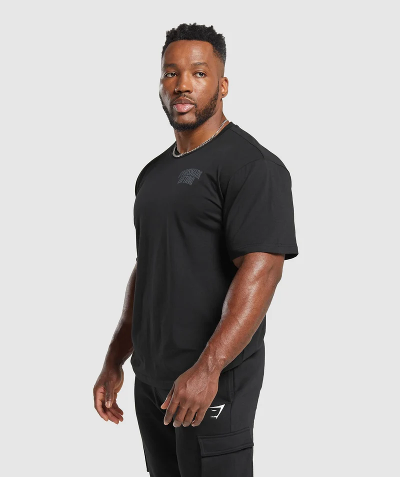 Gymshark Lifting SS T-Shirt - Black