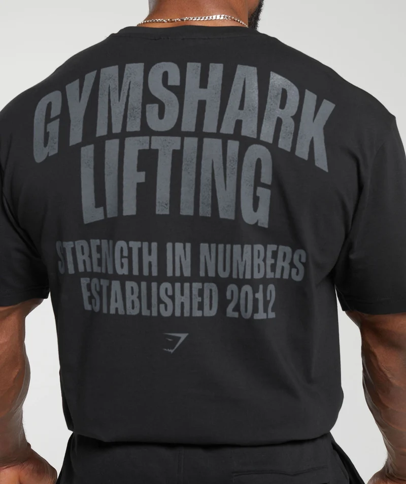 Gymshark Lifting SS T-Shirt - Black