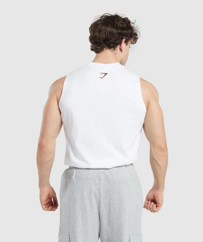 Gymshark Weightlifting Club Tank - White