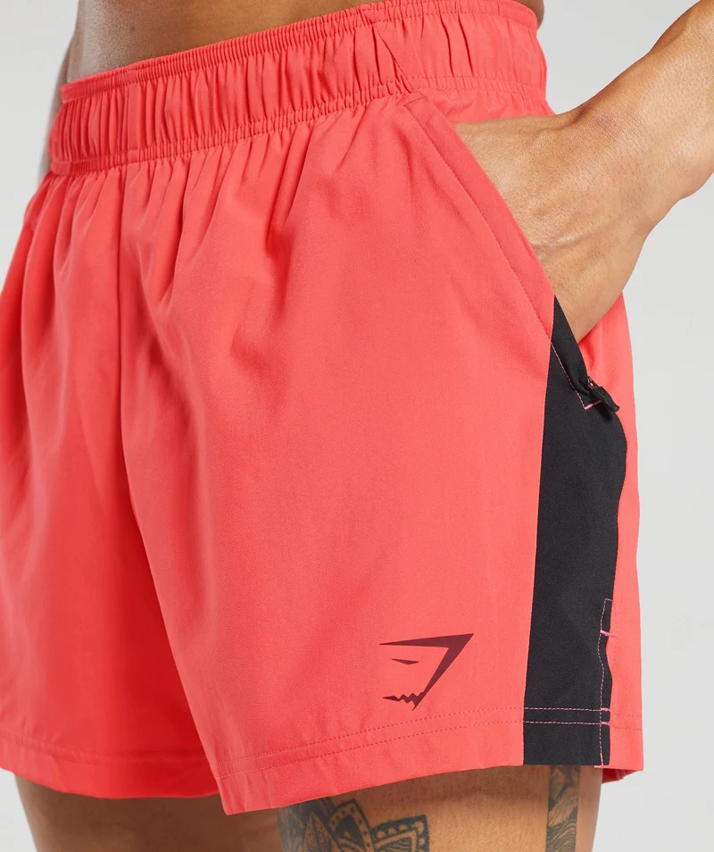Gymshark Sport 5" Shorts - Tropical Pink/Black