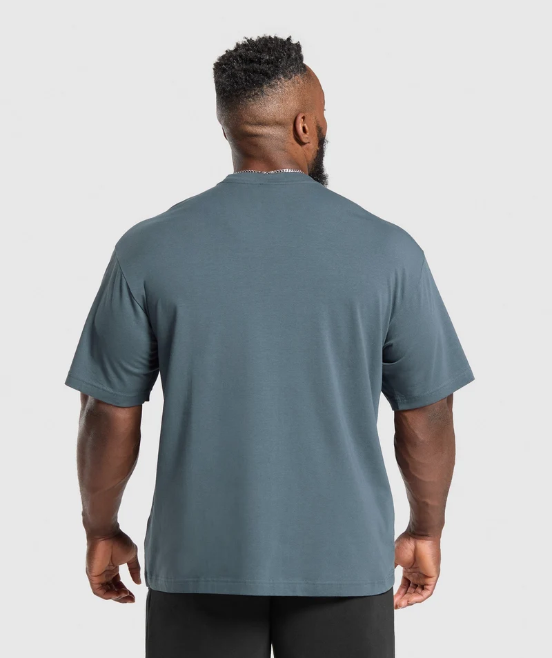 Gymshark Essential Short Sleeve T-Shirt - Titanium Blue