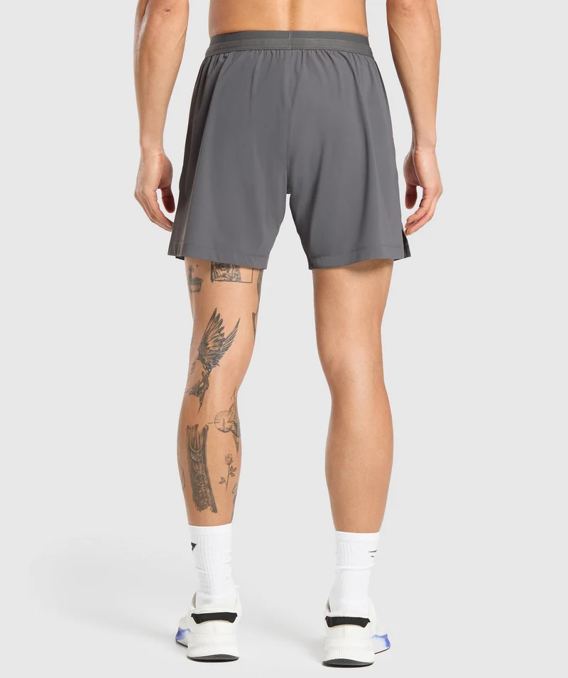 Gymshark Studio 6" Shorts - Graphite Grey