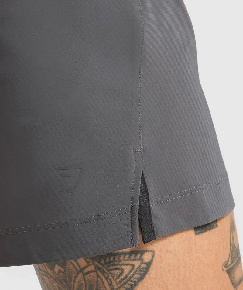 Gymshark Studio 6" Shorts - Graphite Grey