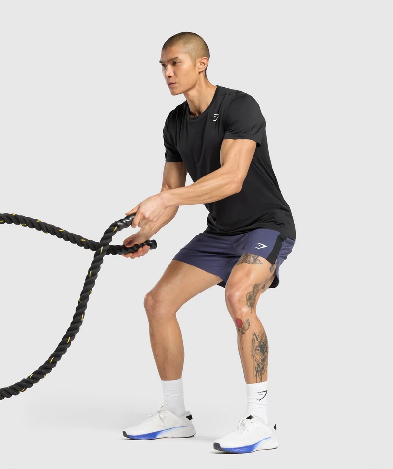 Gymshark Sport 7" Shorts - Weighted Purple/Black