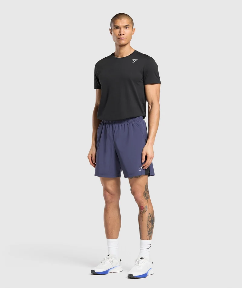 Gymshark Sport 7" Shorts - Weighted Purple/Black