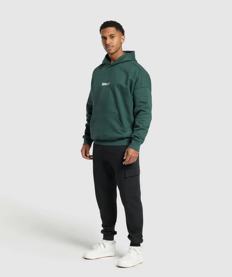 Gymshark Prayer Hands Hoodie - Fog Green