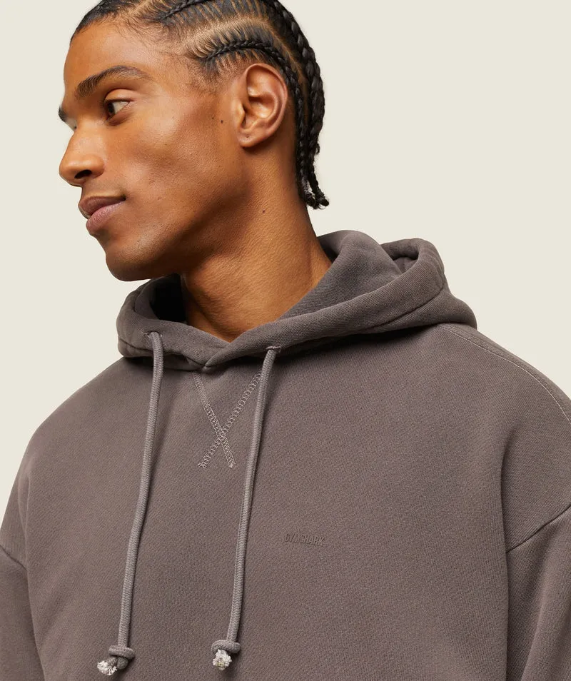 Gymshark Lifestyle Relaxed Hoodie - Archive Brown