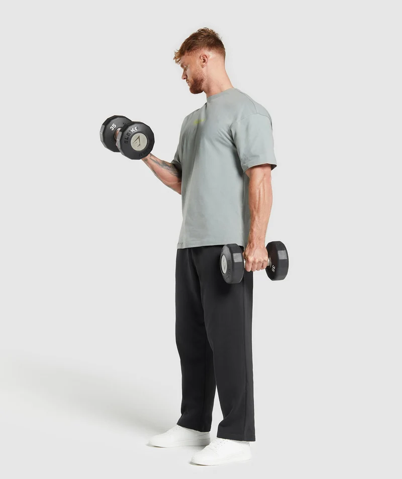 Gymshark Athletic Department T-Shirt - Smokey Grey