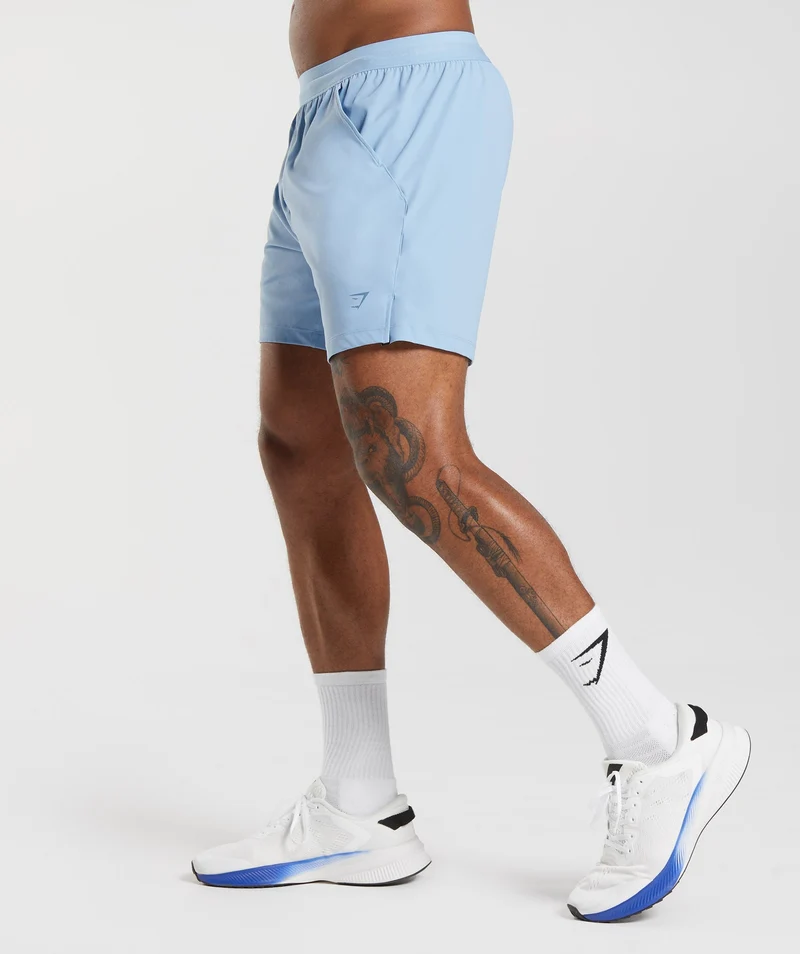 Gymshark Studio 6" Shorts - Ozone Blue