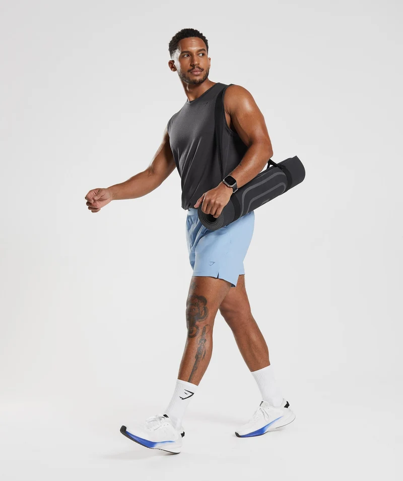 Gymshark Studio 6" Shorts - Ozone Blue