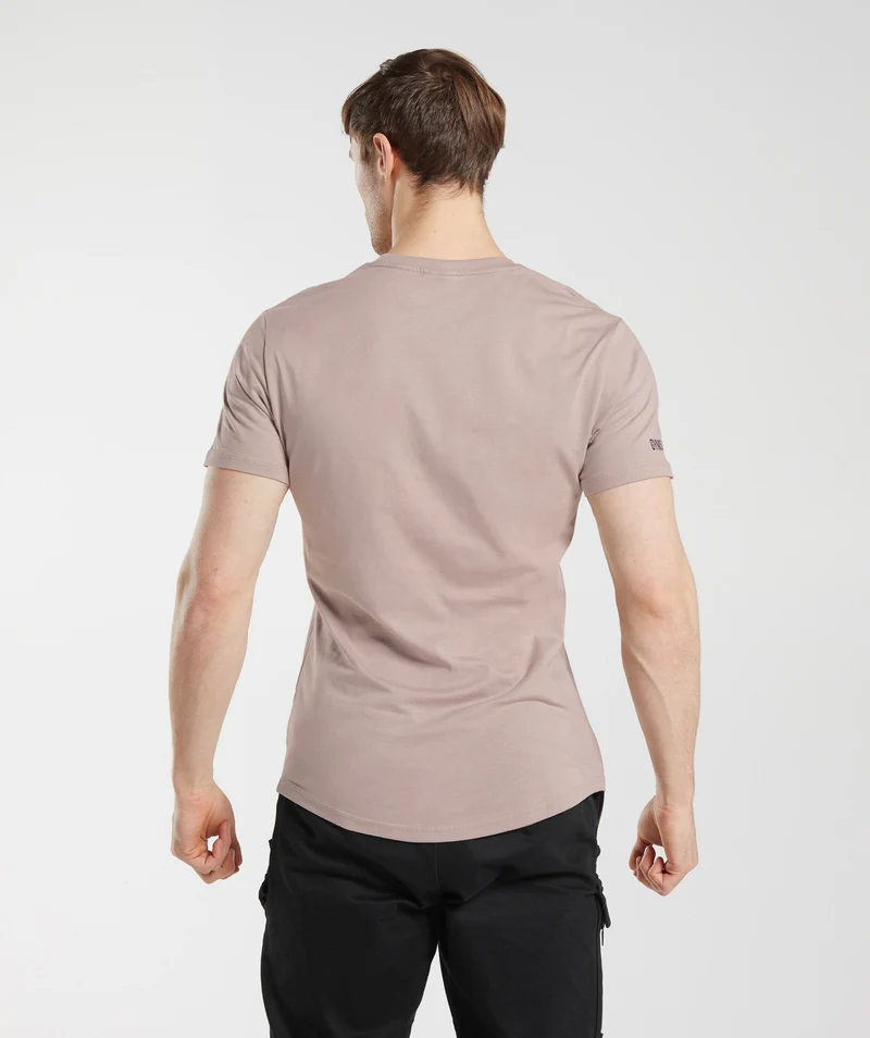 Gymshark x David Laid T-Shirt - Modern Blush Pink